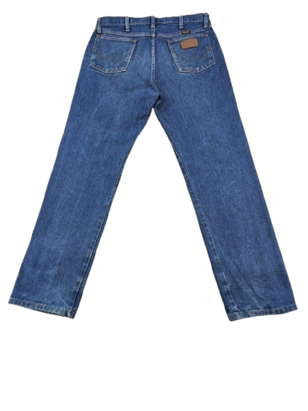 VTG Wrangler Cowboy Cut Original Fit Men 34x32 Stonewash Denim Blue Jean 13MWZPW - Picture 3 of 9